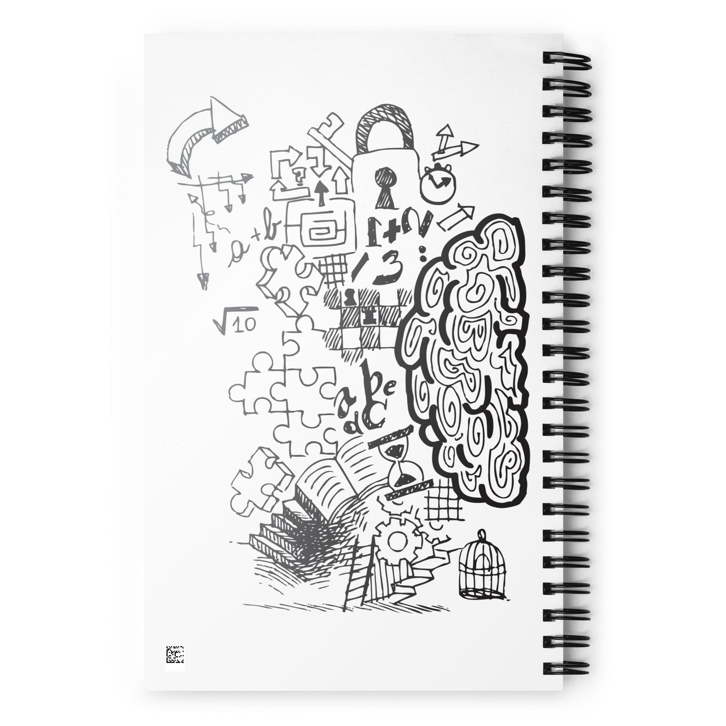 Creative Brain Spiral Notebook