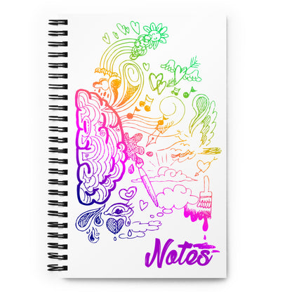 Creative Brain Spiral Notebook